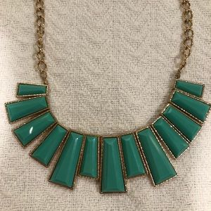 Turquoise and gold Necklace